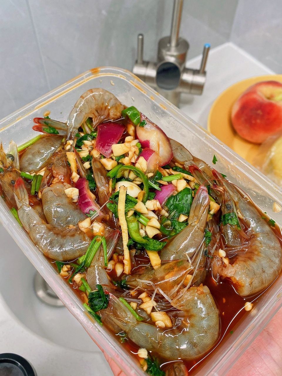 第一次做生腌虾,就得到全家认可生呛虾 三天两头刷到别人吸虾,可馋坏