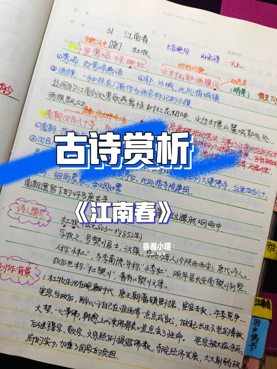【古诗赏析】—《江南春》 #古诗# #古诗词赏析# #小学必背古诗