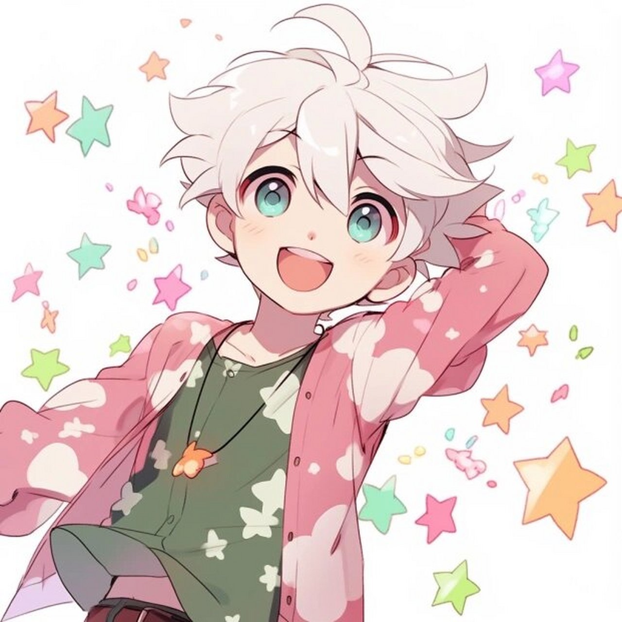 ai 绘画|派大星拟人 没头脑的粉红小孩