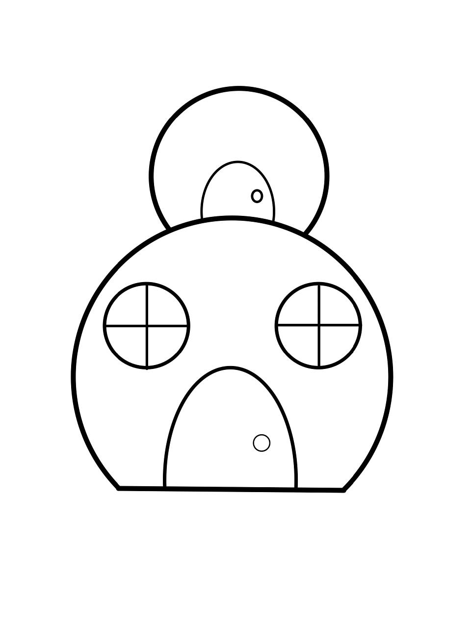 西瓜房子 儿童简笔画 绿油油的脑袋,火红红的心91