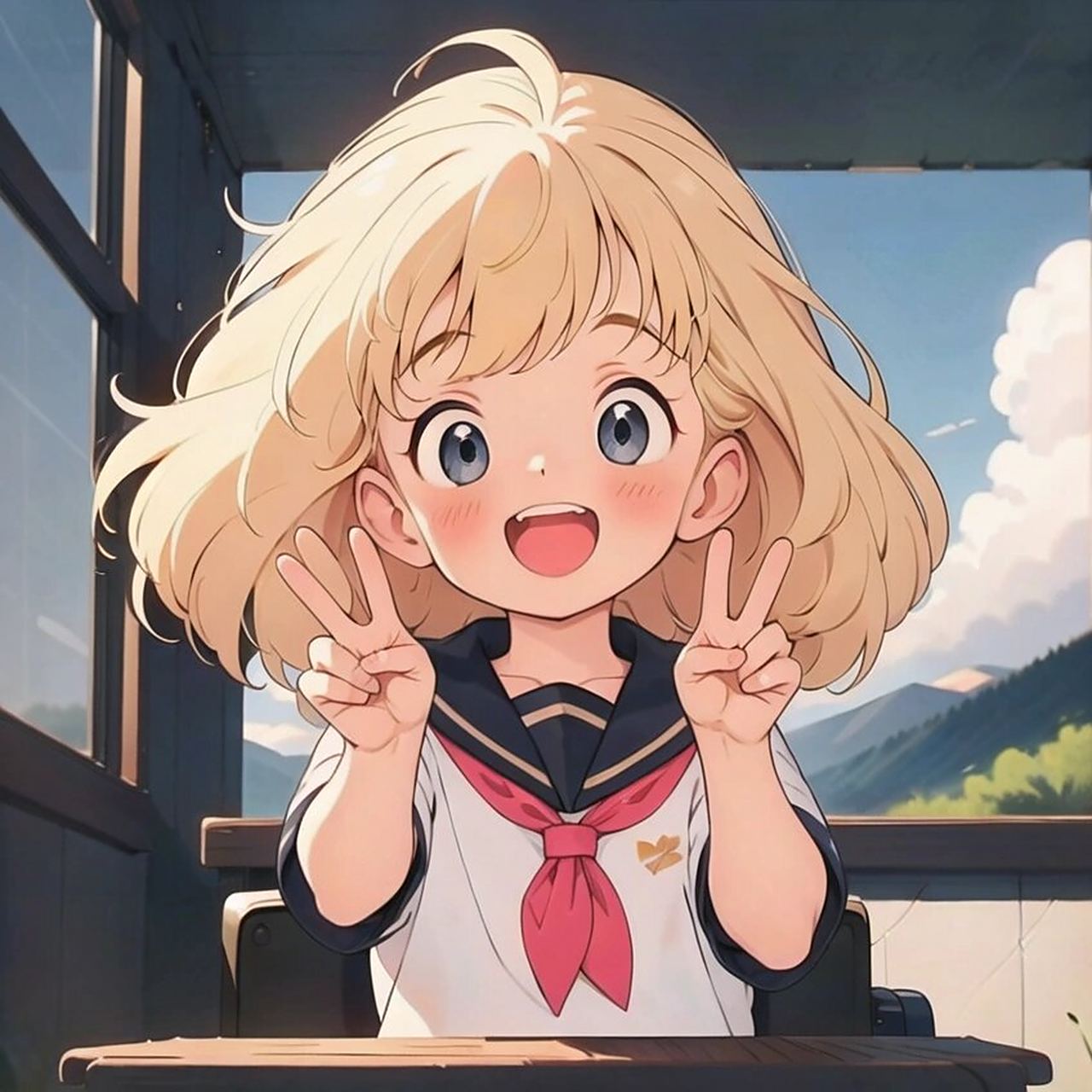 可爱女生头像Ⅰ加油成为一个三好学生吧 学生时代,是最美好的,也是最