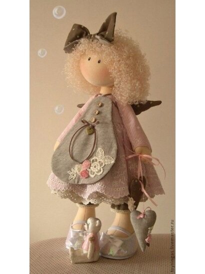 布娃娃素体裁剪图纸和制作过程1