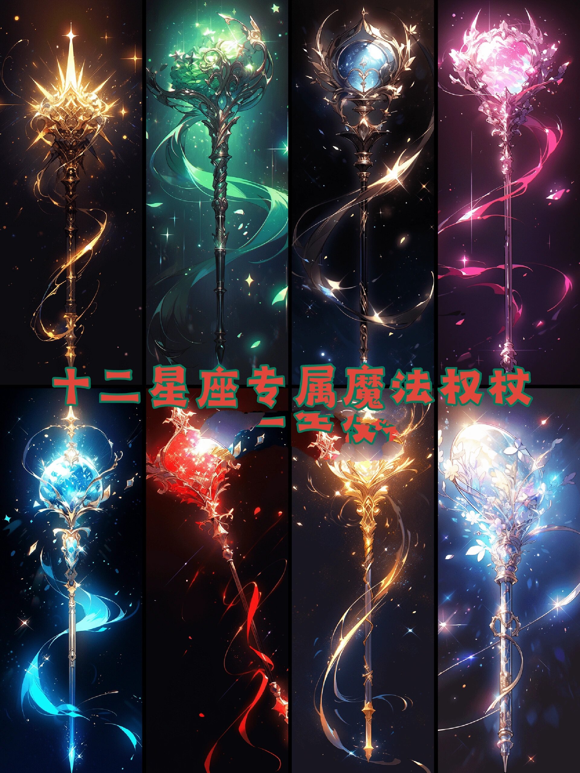 十二星座专属魔杖图片