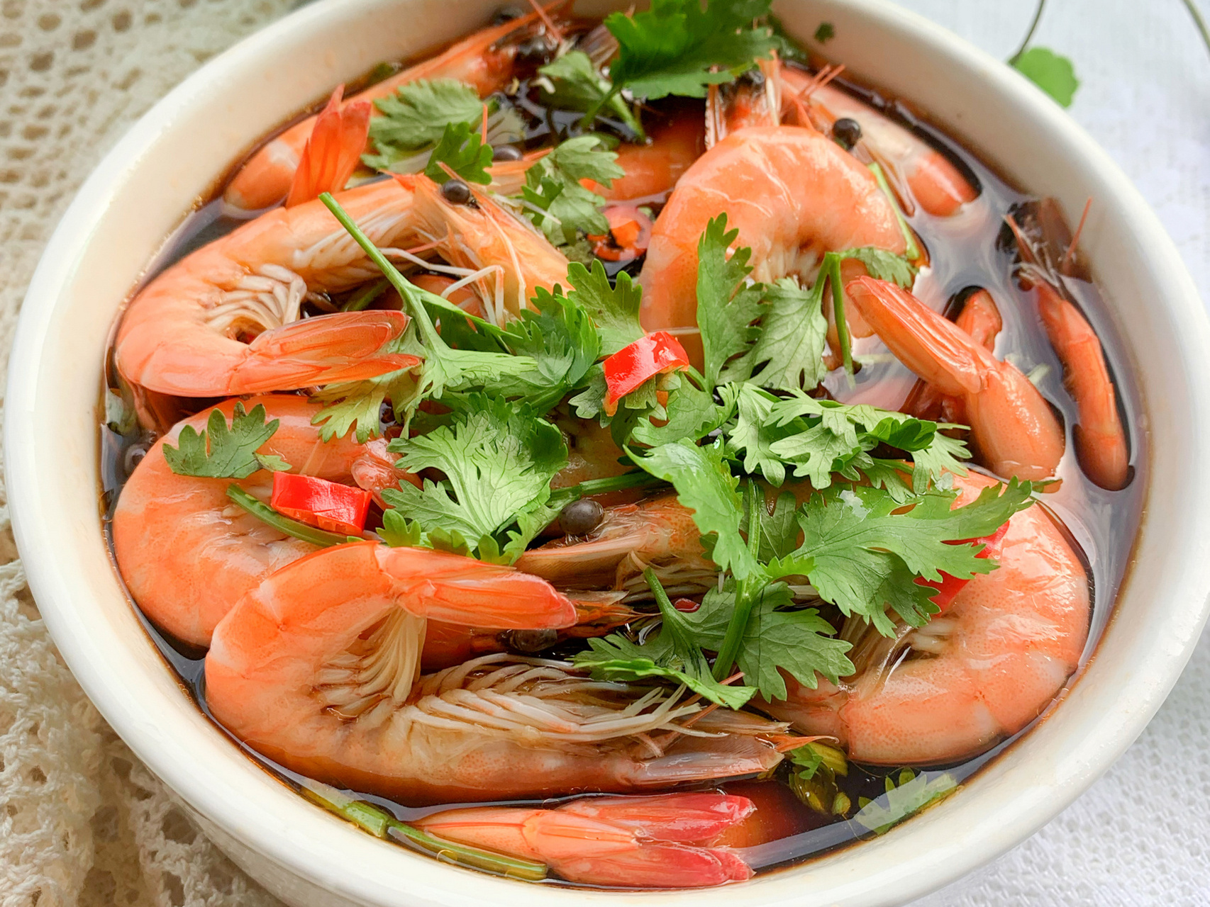 夏日凉菜～捞汁大虾97百搭的捞汁可捞各类菜 7715天热了就喜欢