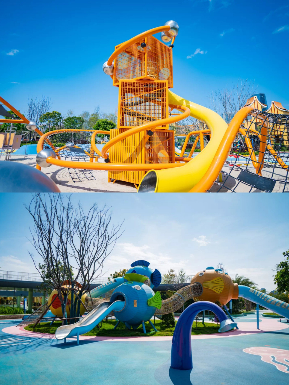 园博苑儿童乐园试营业 ——— 期待已久的园博苑无动力儿童乐园终于要