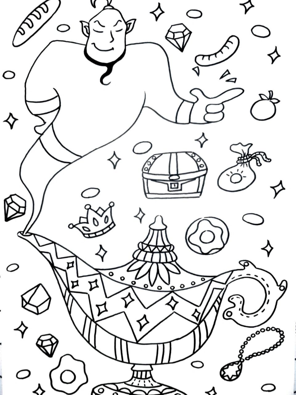 儿童创意绘画|阿拉丁神灯