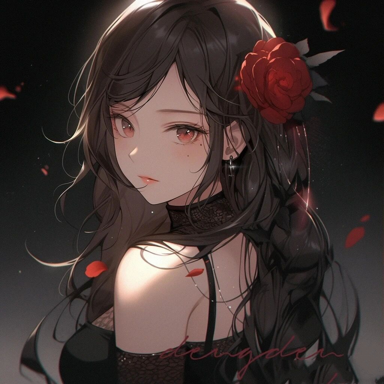 你们都要的玫瑰动漫头像来喽