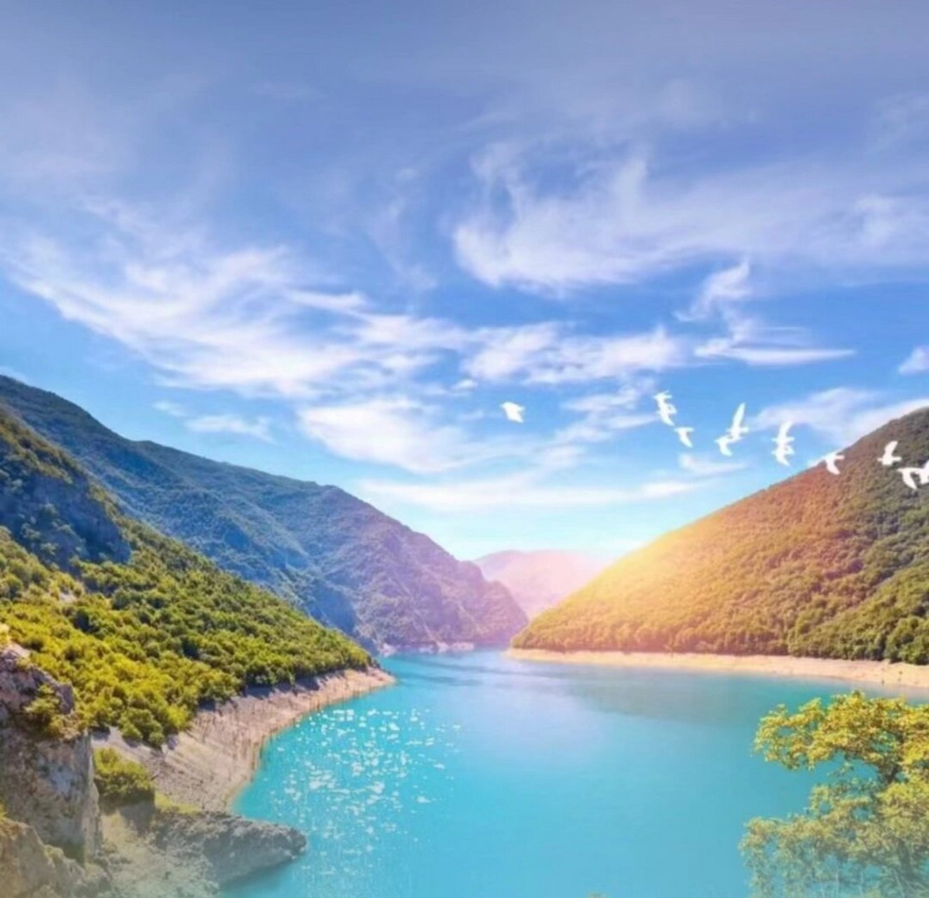 聚宝盆 环山抱水