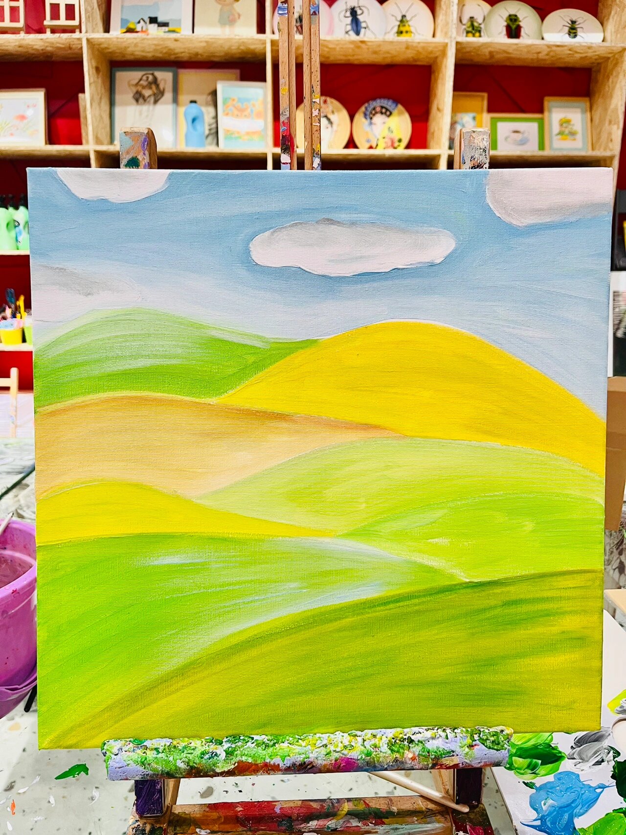 少儿油画—童话小镇