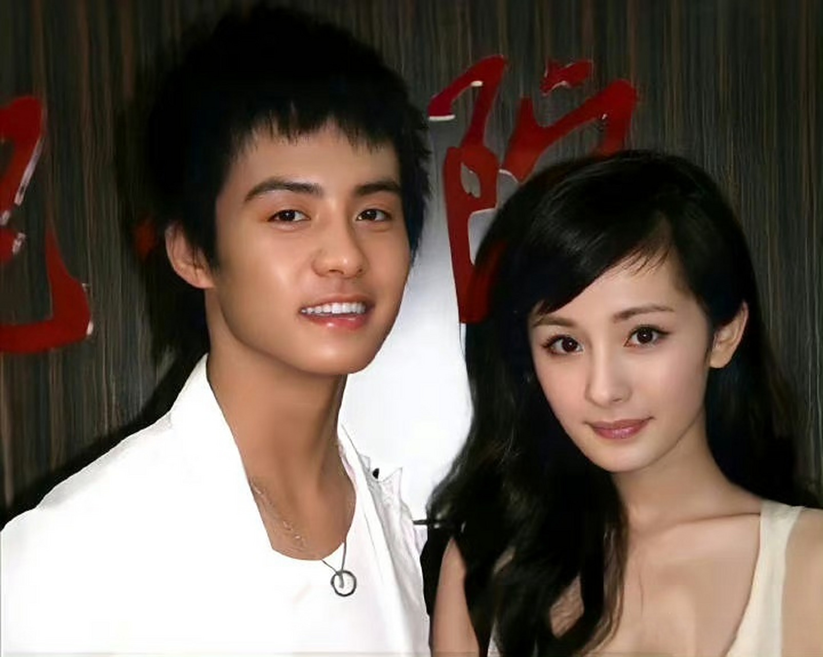 马天宇和杨幂早期合照也太配了吧,我幂姐以前也是清纯少女那一卦的