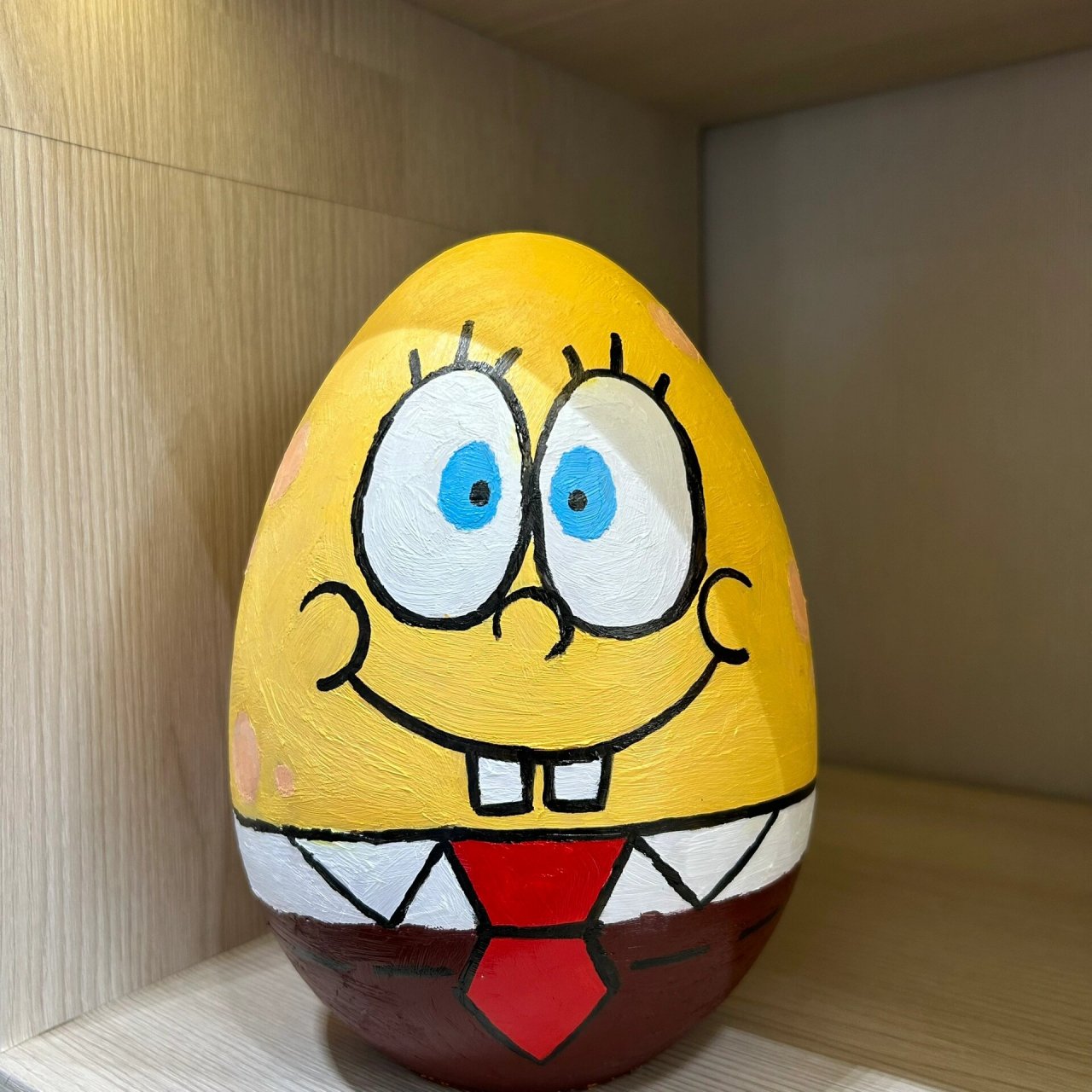 金蛋绘画🎨海绵宝宝系列~ 还差一个章鱼哥