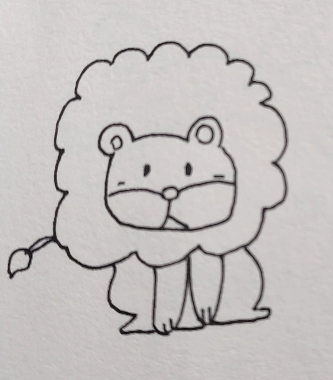 简笔画狮子 简笔画狮子