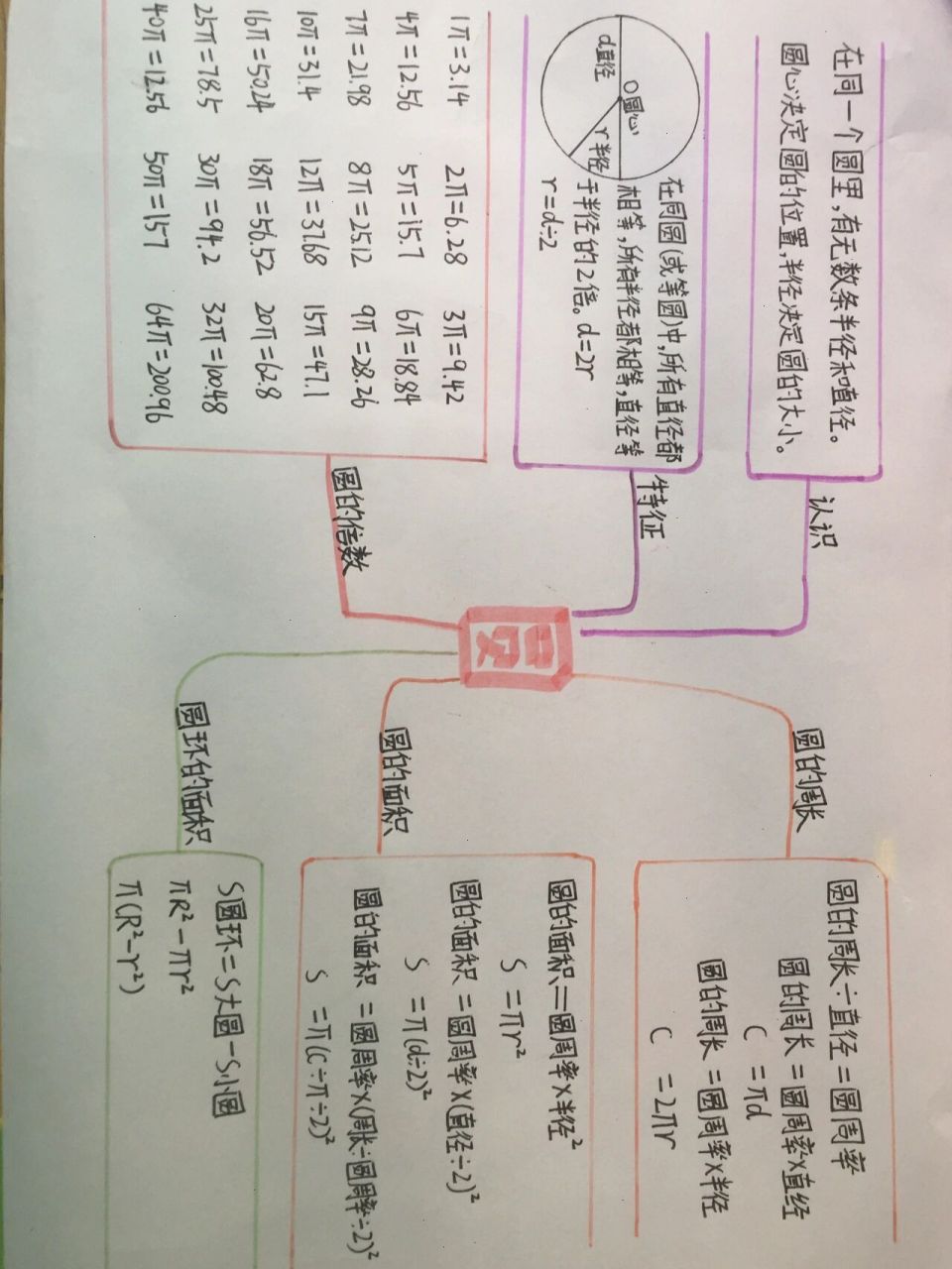 圆形的思维导图怎么画图片