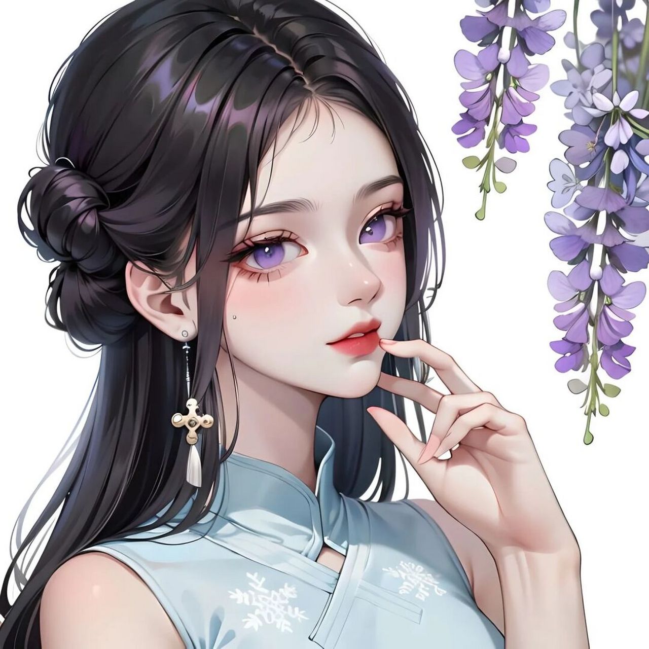 黑紫色系头像 喜欢的话多多点赞吖