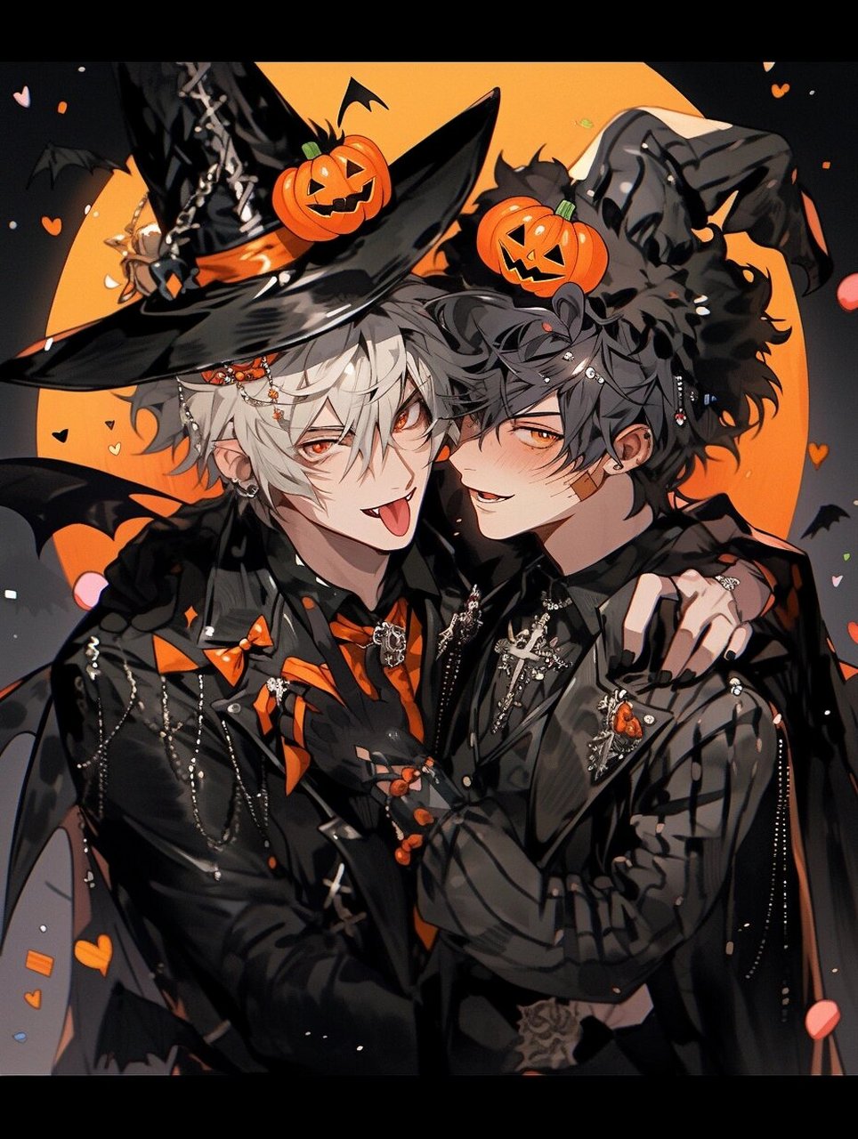 万圣节头像 | 双人 | 多图 | 动漫男生头像