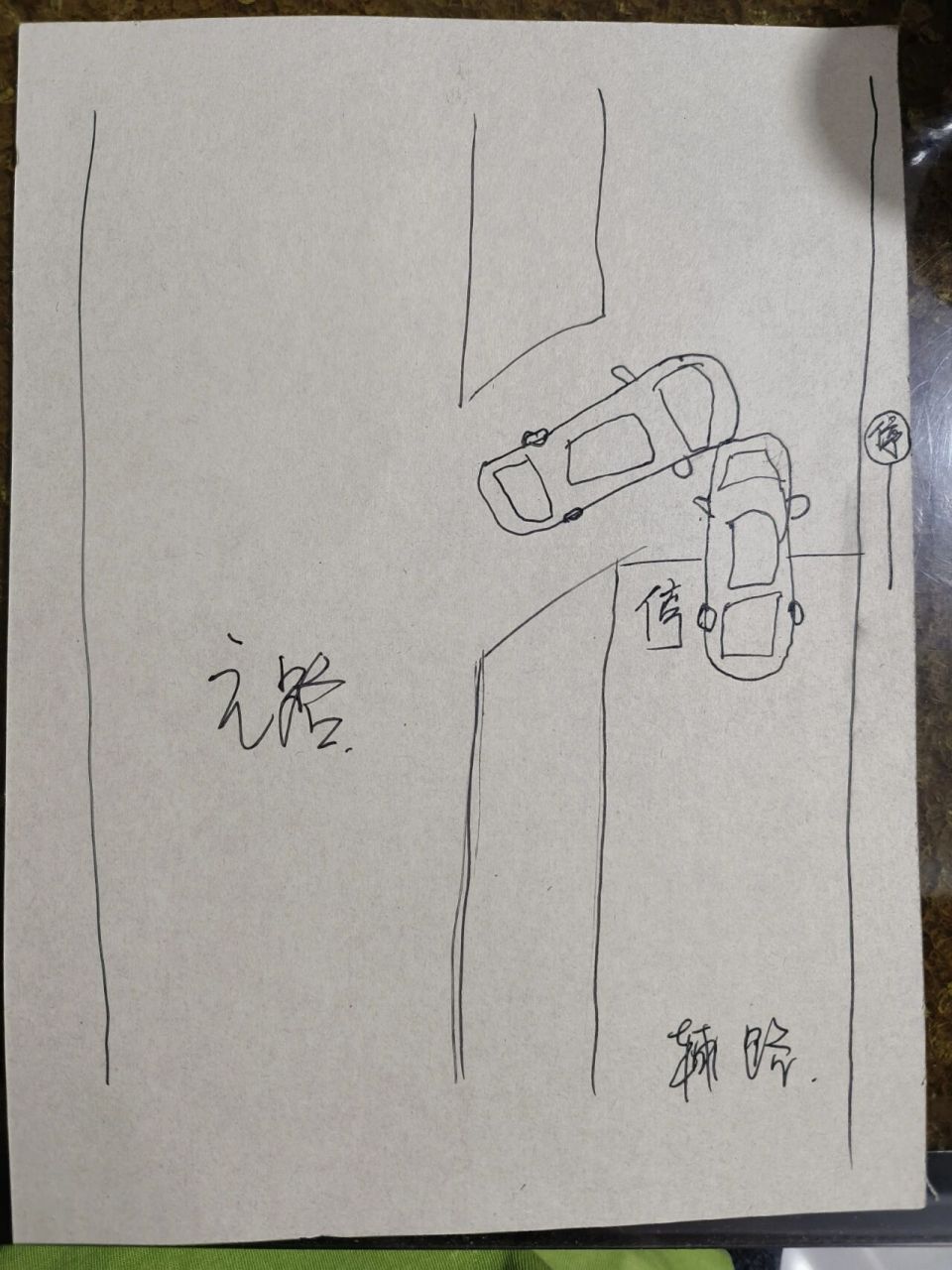 右转辅路直行与主路拐入辅路碰撞责任认定 问问广大网友,在右转辅路