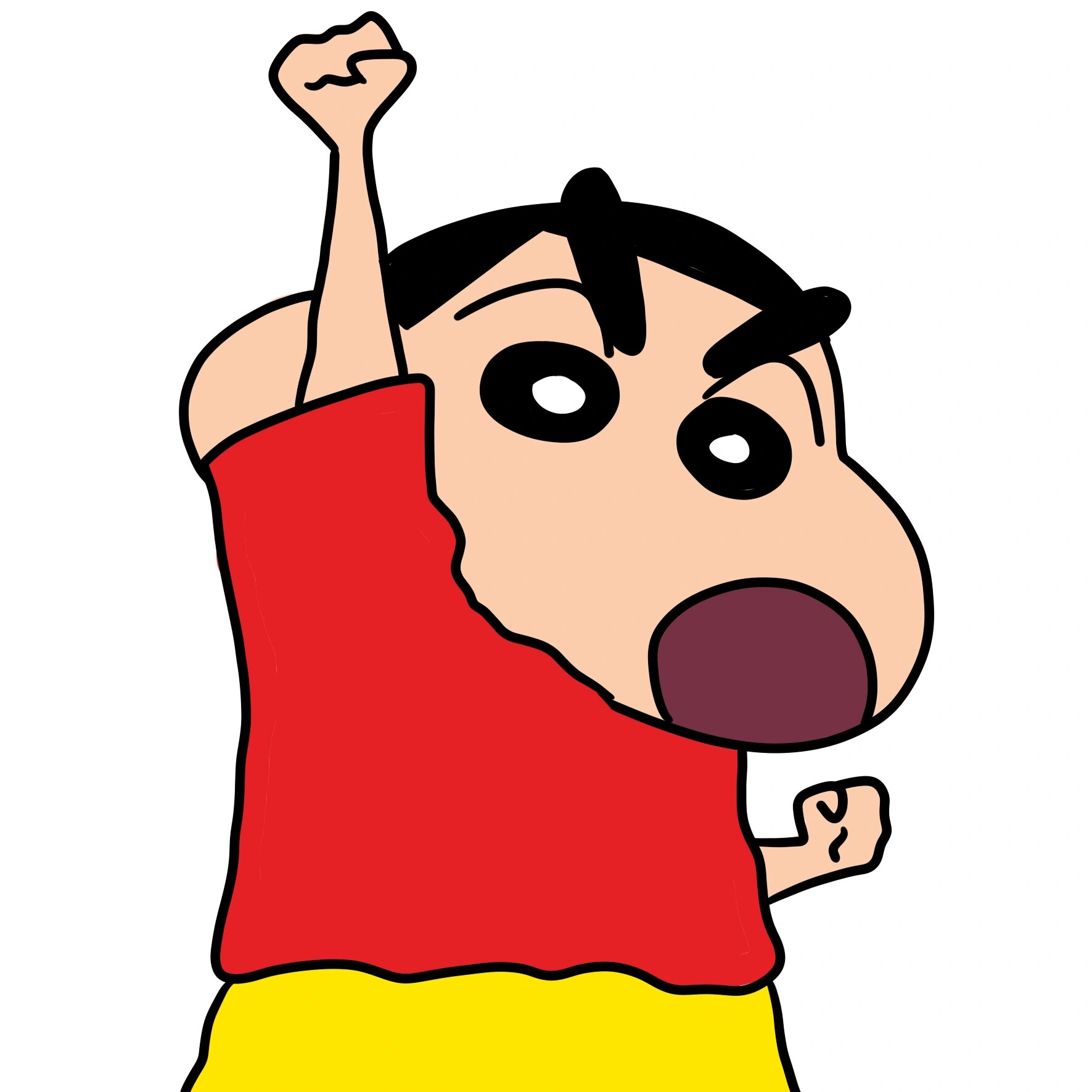 加油小新加加油～ 今天是加油小新呦～画一个送给自己的朋友吧!