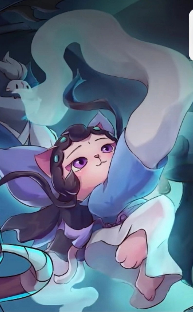 今天来画京剧猫小青,原图在后面.