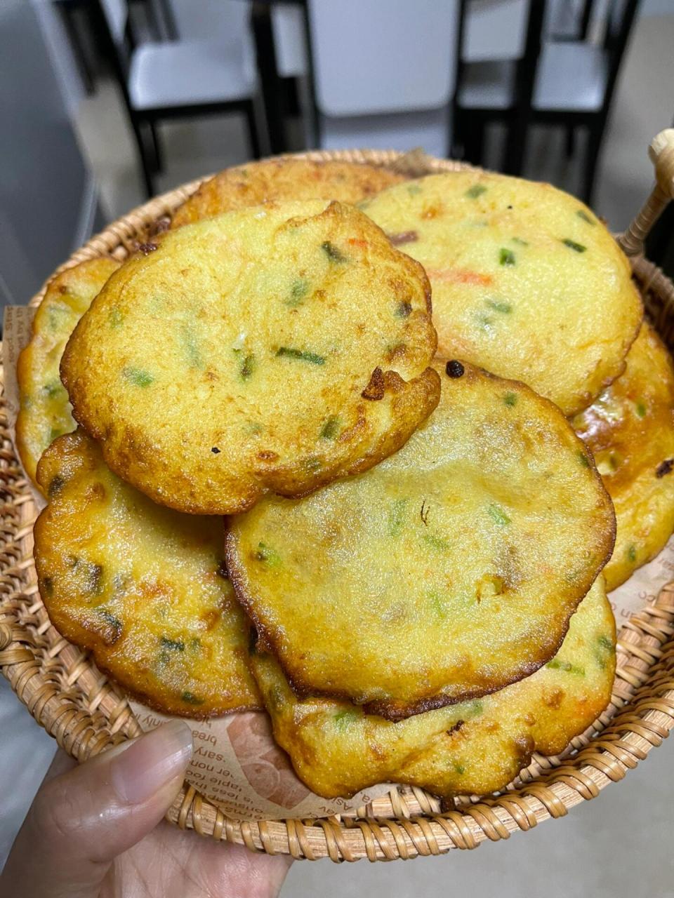 莆田特色小吃葱油饼 有没馋到你!
