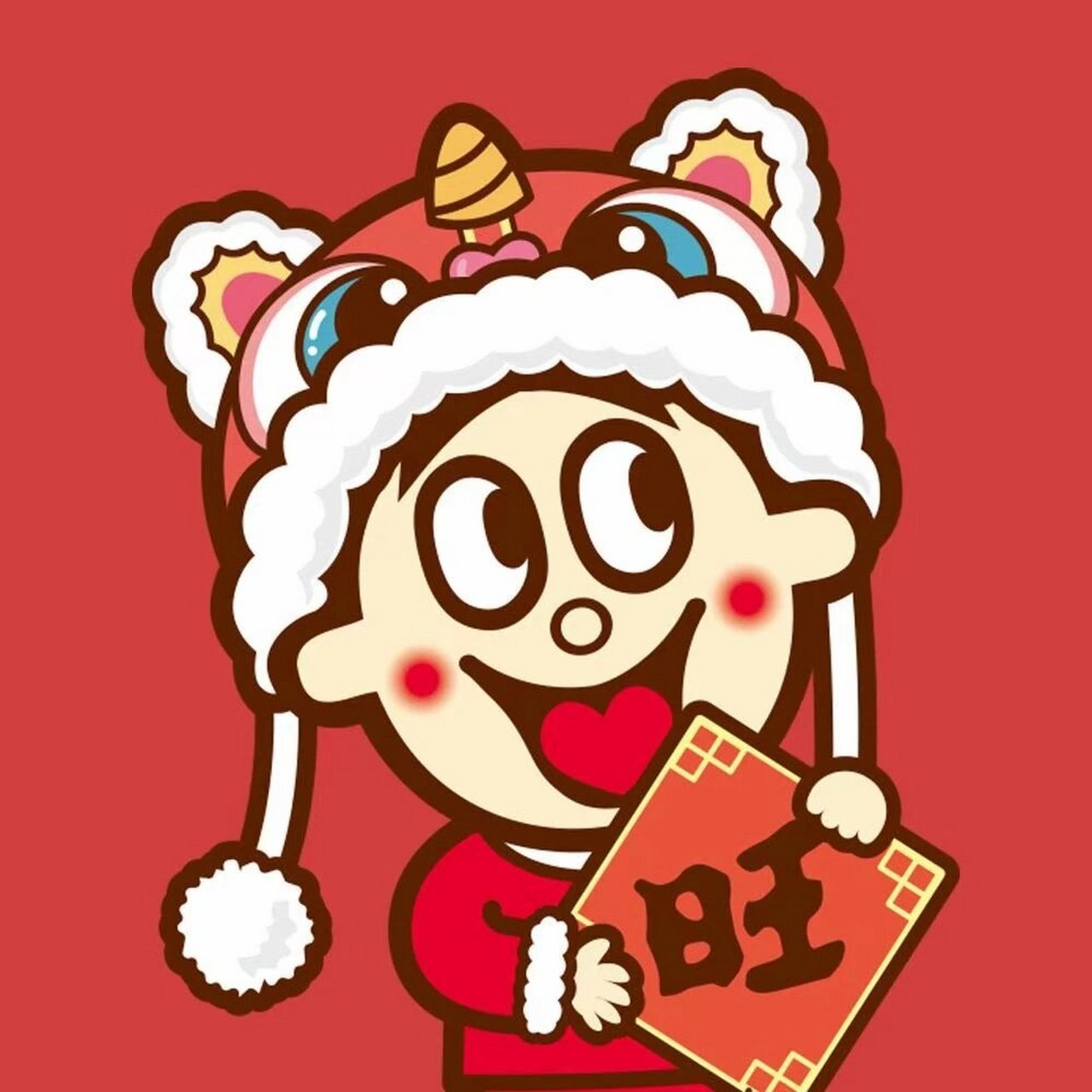 2022喜庆招财头像 喜庆招财头像