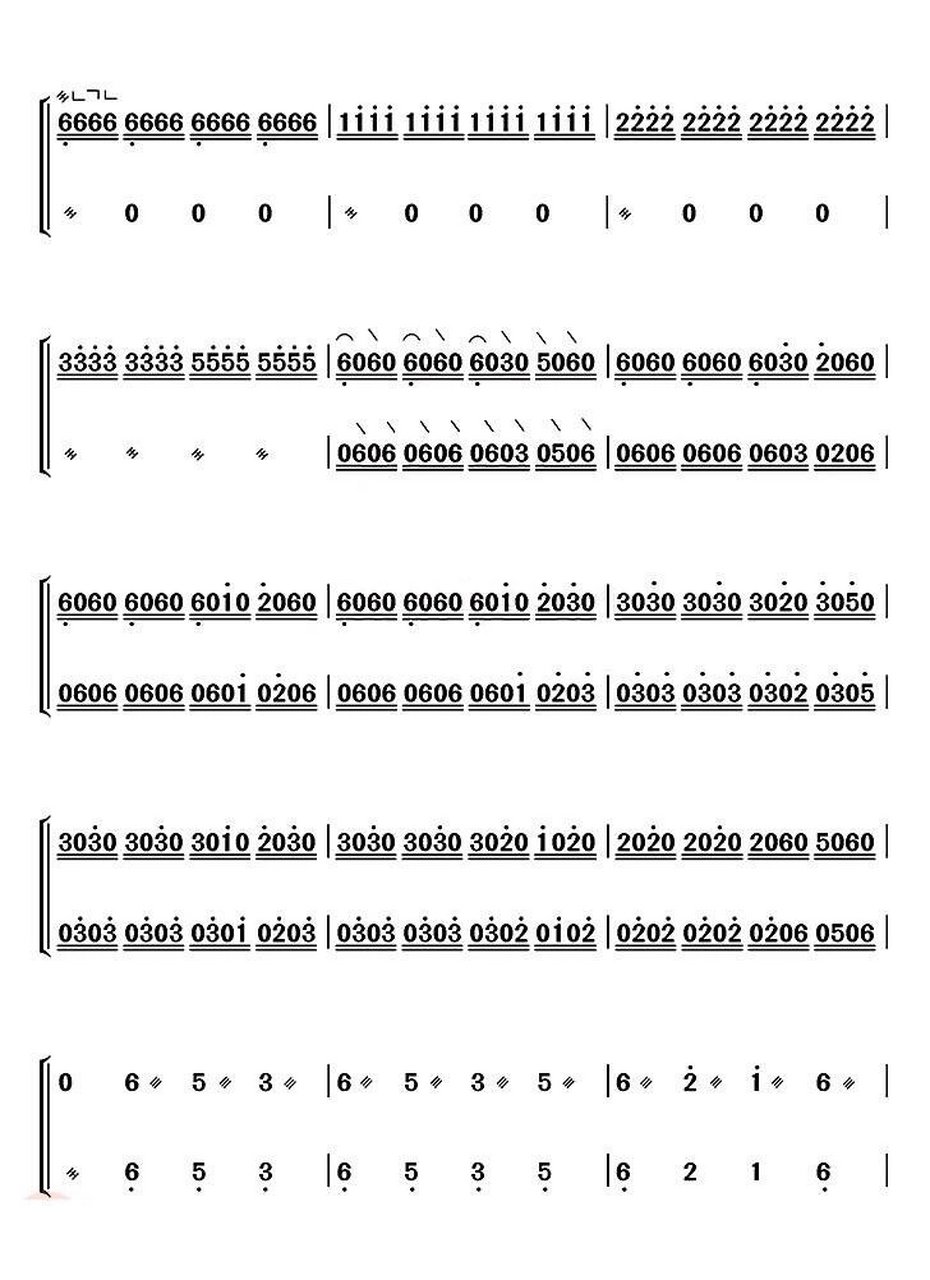 古筝谱 | 《伏羲神天响》