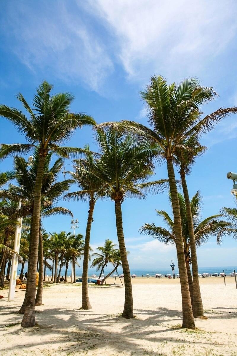 广西北海银滩,被誉为中国最美的海滩之一