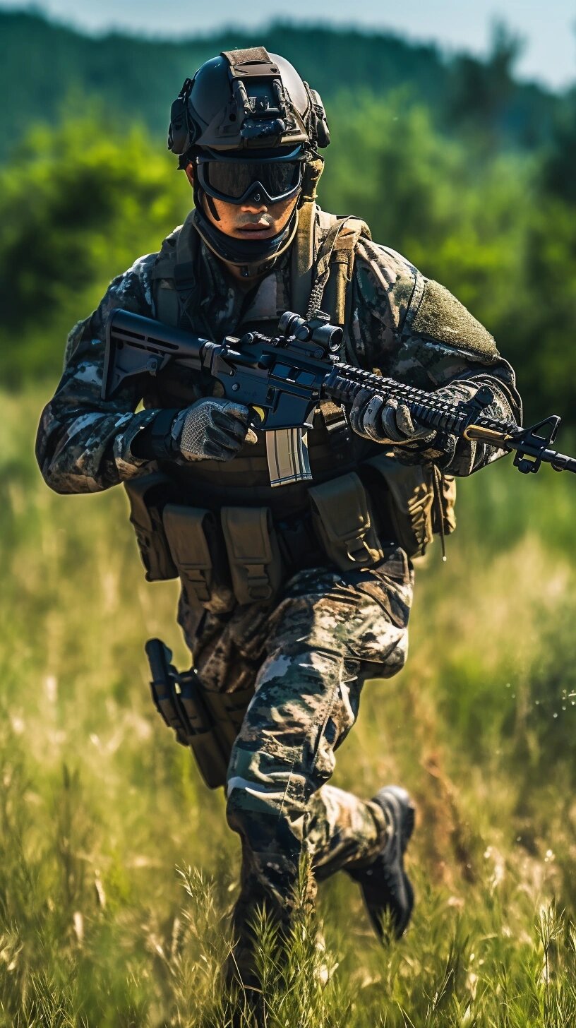 组图|全副武装军人战术造型