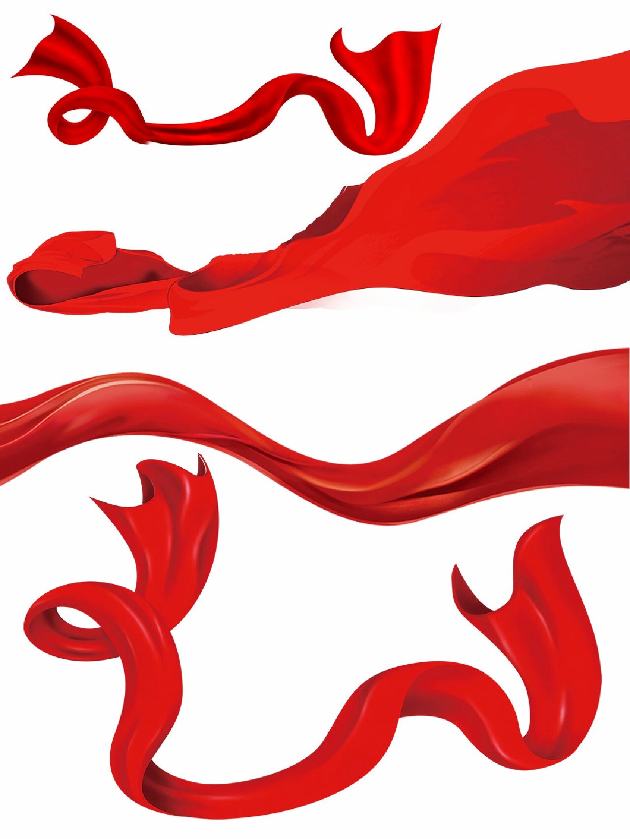 红色飘带免扣素材分享 哈喽宝子们,连轴转了几天,断更了,在这说声包歉