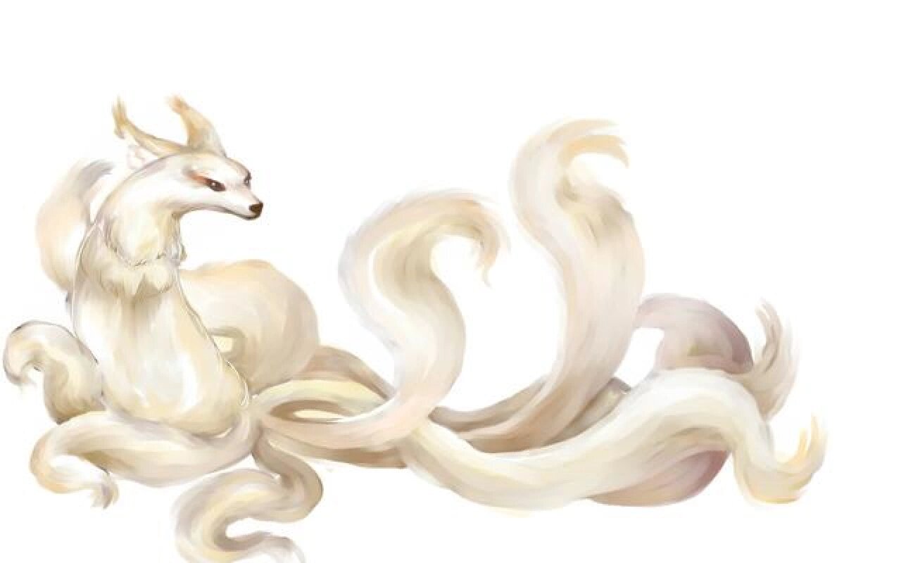 美丽的九尾狐壁纸ヽ(○^^)