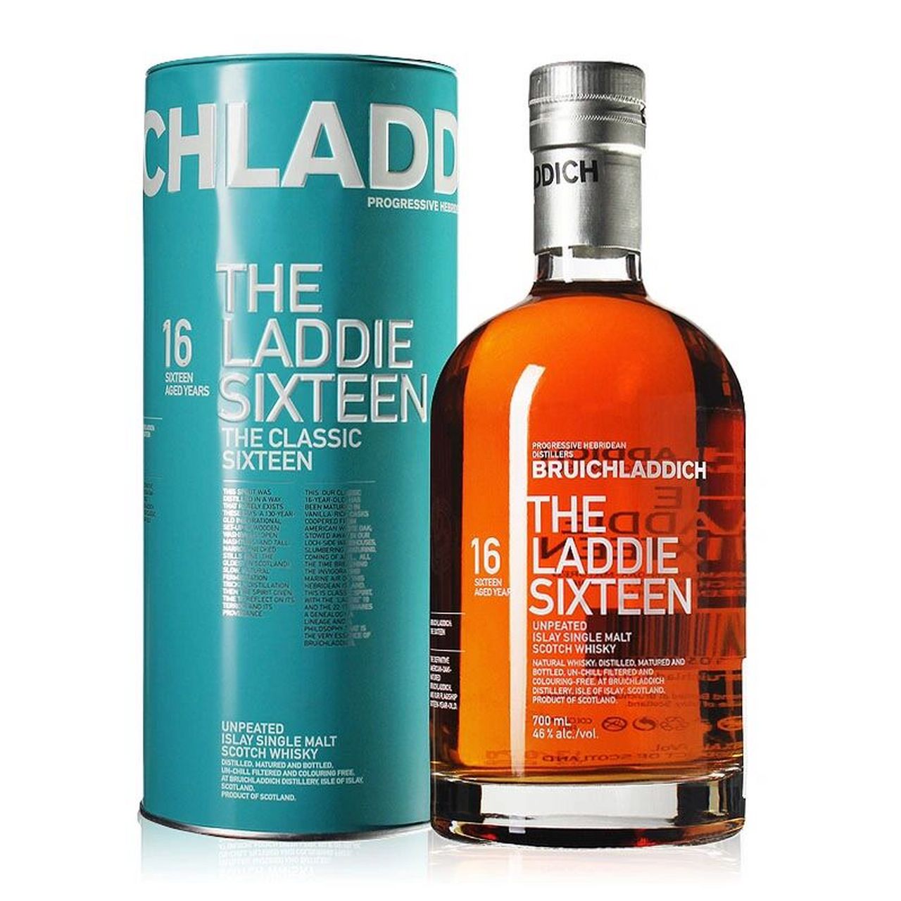 布赫拉迪16年单一麦芽苏格兰威士忌 bruichladdich the laddie 16