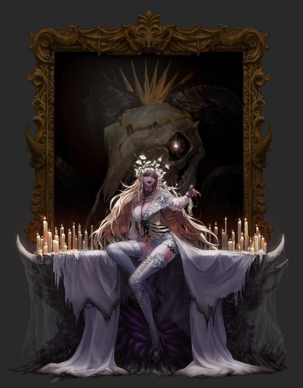 地下城与勇士·暗夜使者 暗夜使者·三觉立绘 隐夜·刺客-隐夜·死灵