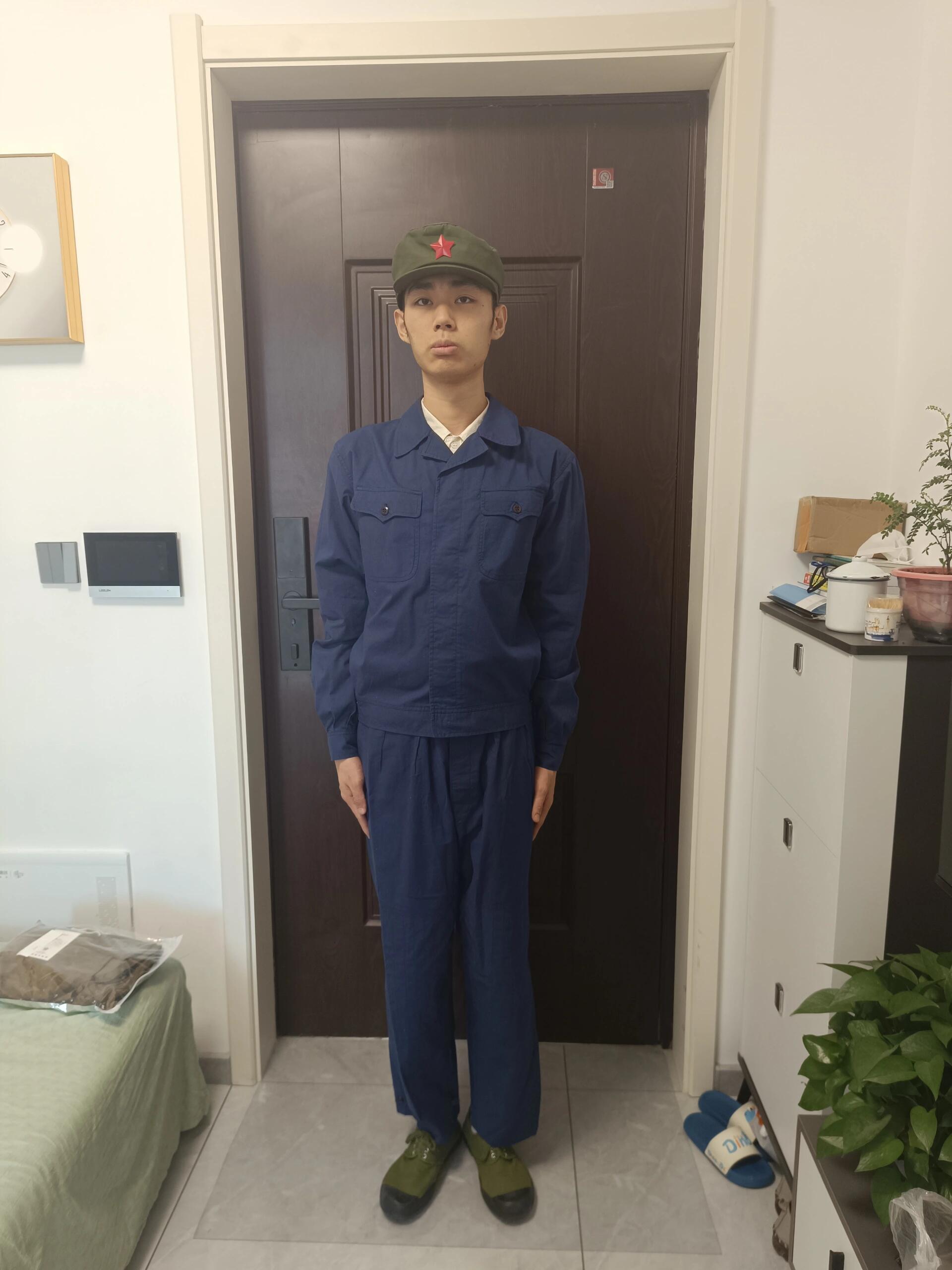 七八十年代空军地勤机械师工作服