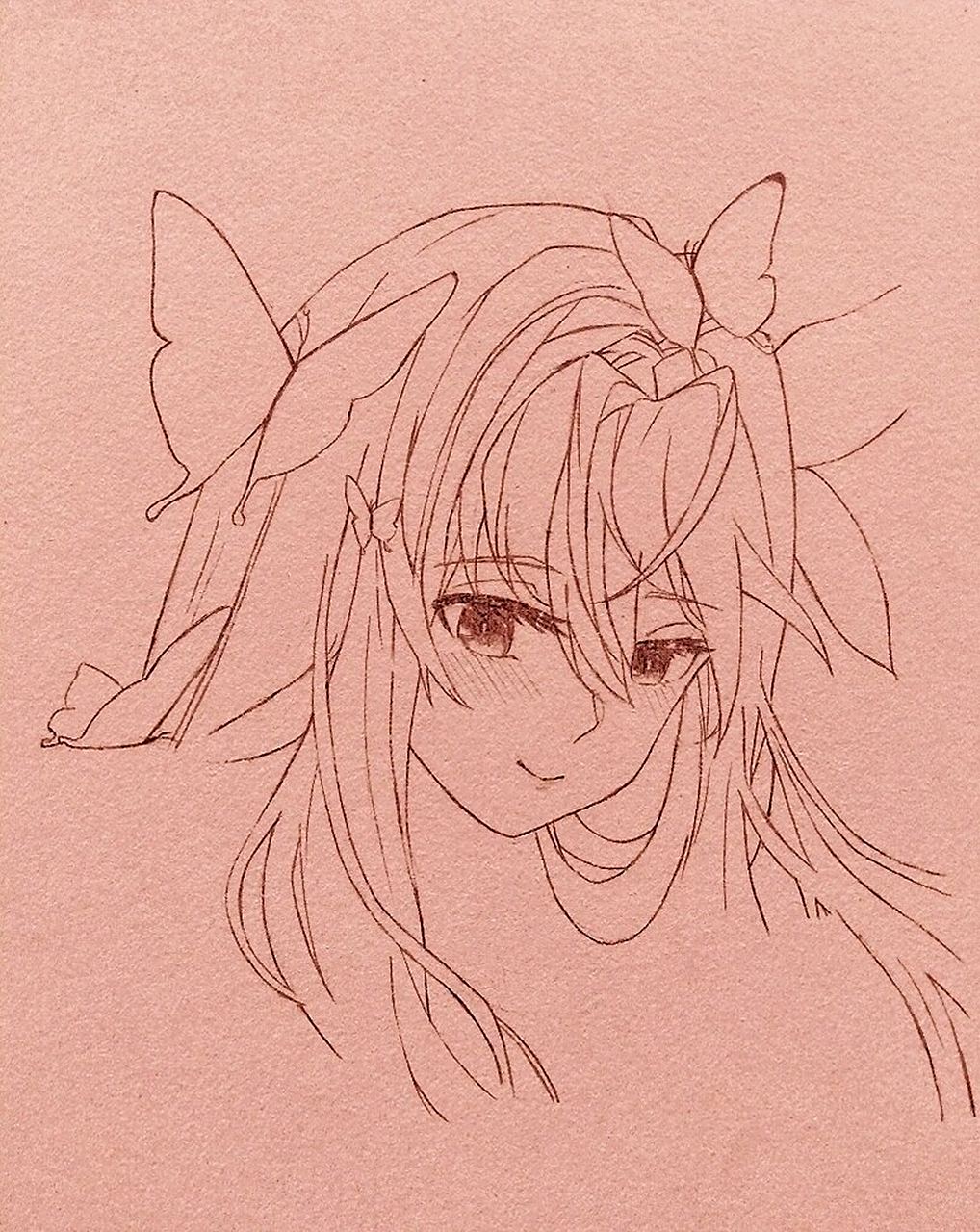 绘画过程‖唐舞桐98 "如果有机会见面的话,就从一束花开始吧"