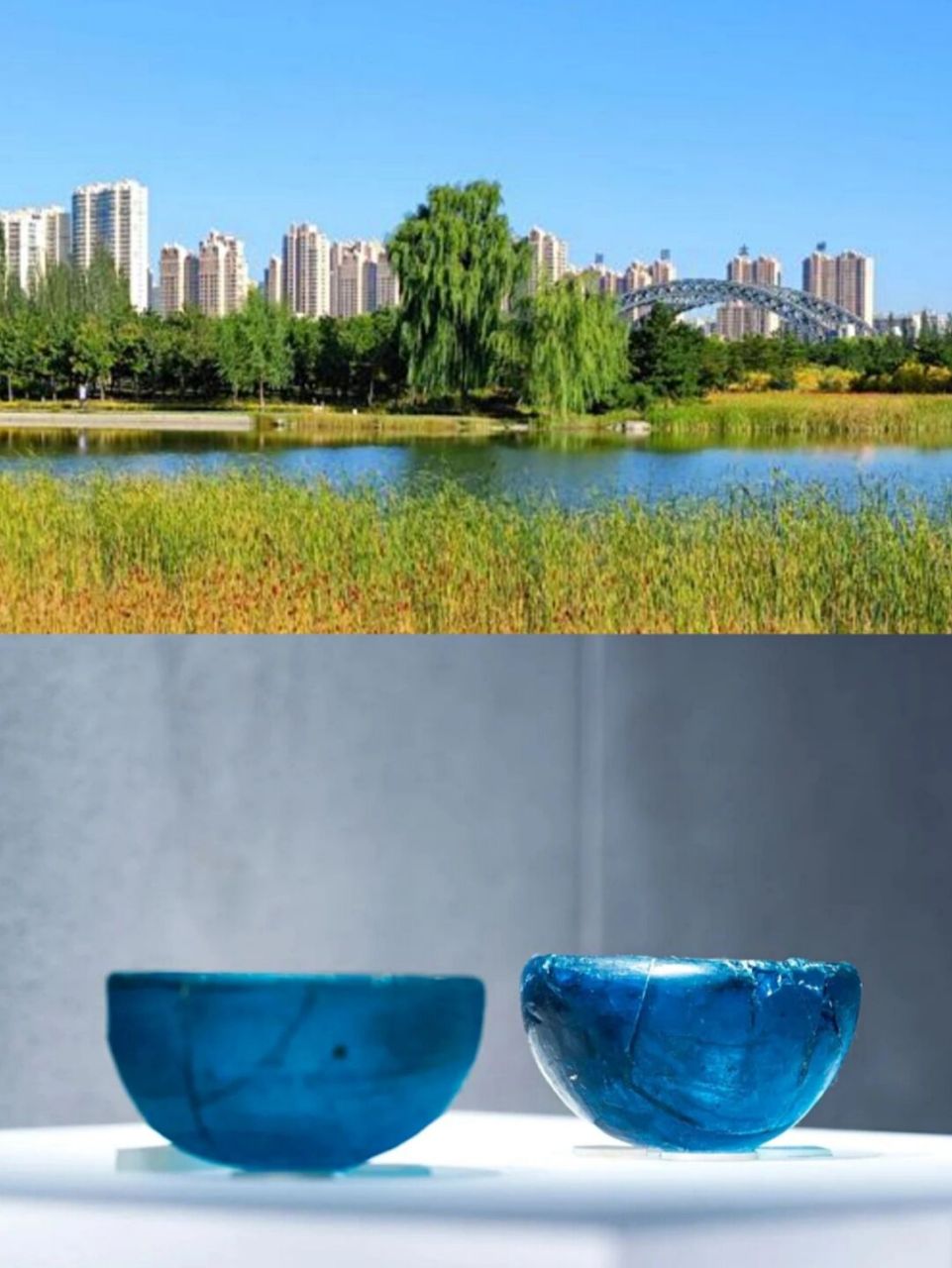 大同博物馆|当"北魏蓝"遇上"大同蓝" 有一种蓝,叫北魏蓝,当我走进大同