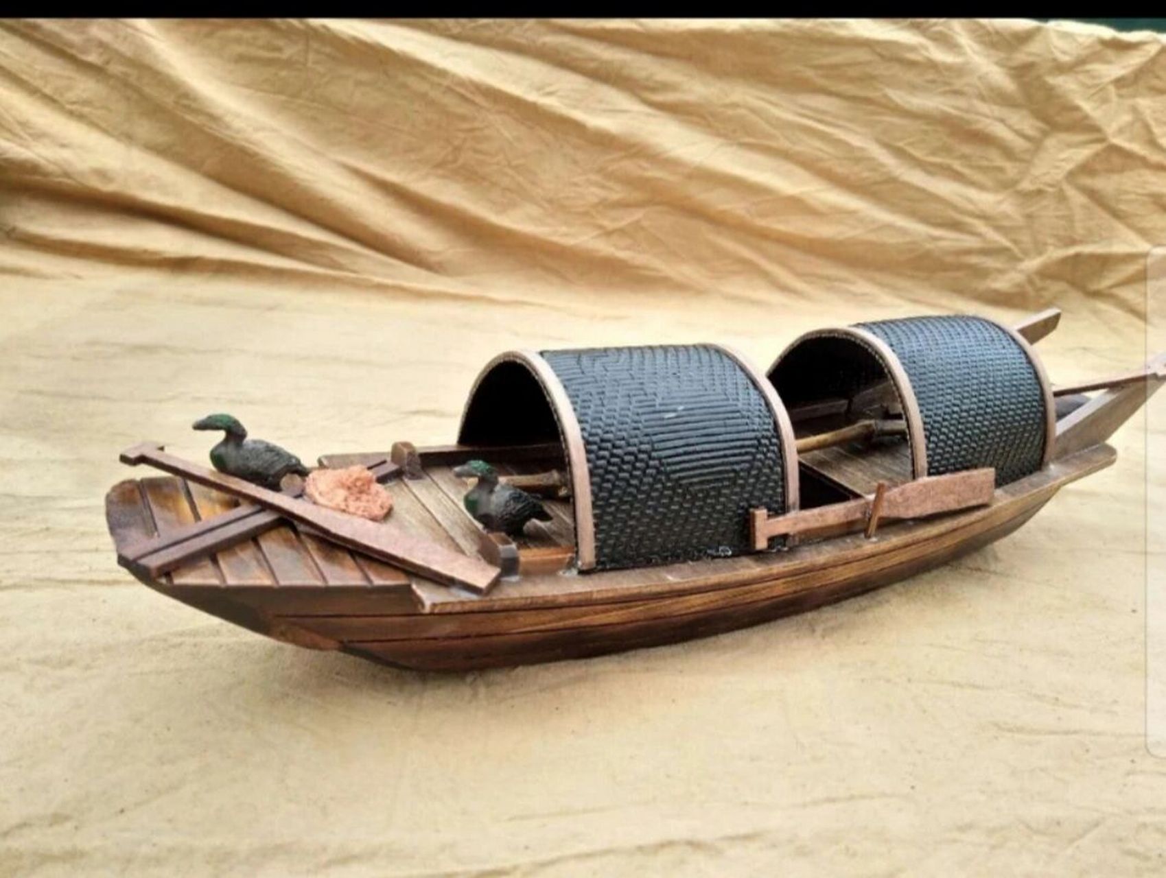 8款特色江南船模型.    35厘米长.