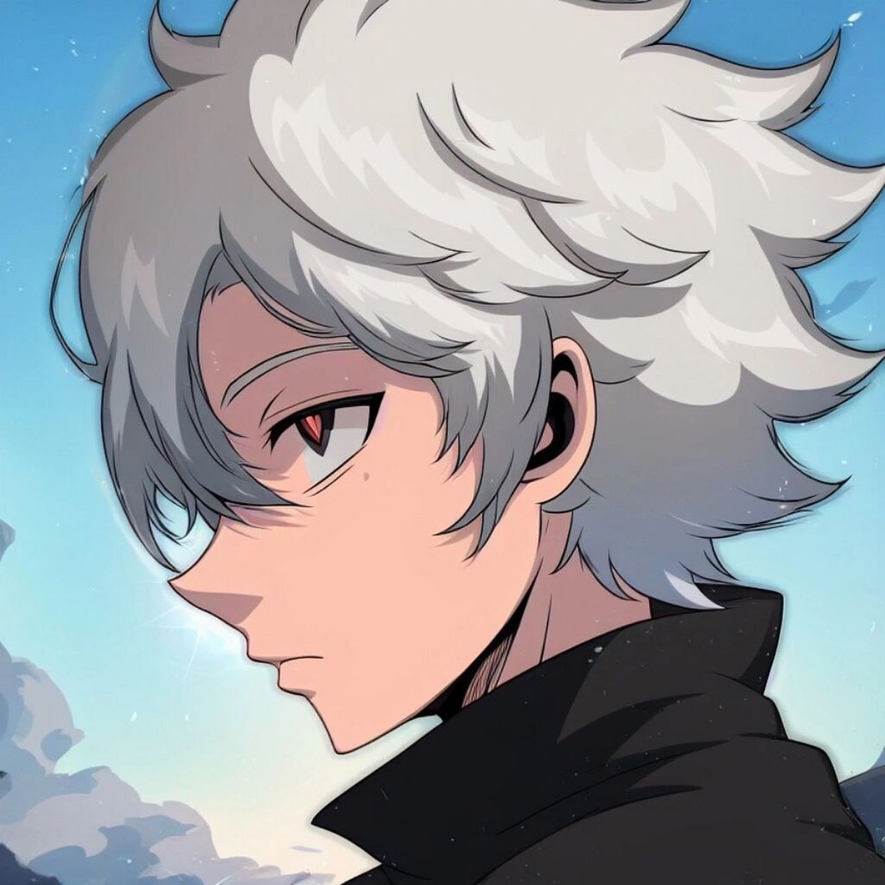 高冷小众侧颜男生动漫头像 ai仿