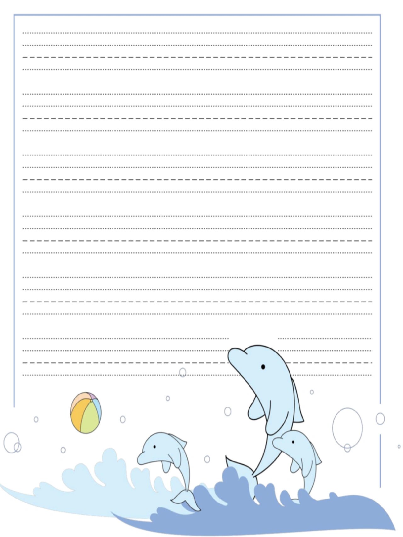 英文书写纸|四线三格