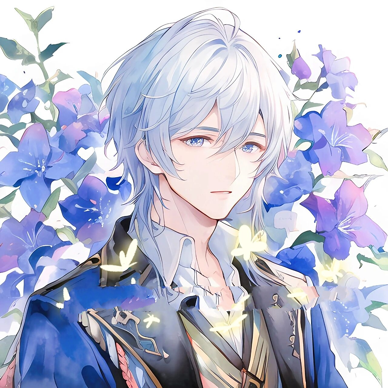 动漫情头系列7815︱冷酷帅气的动漫男生头像