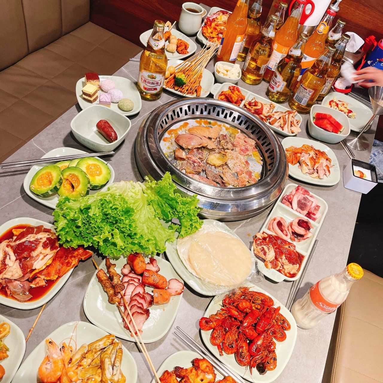 泰安美食7815韩盛自助 同事请我们一起打卡盘古韩盛烤肉 先在这