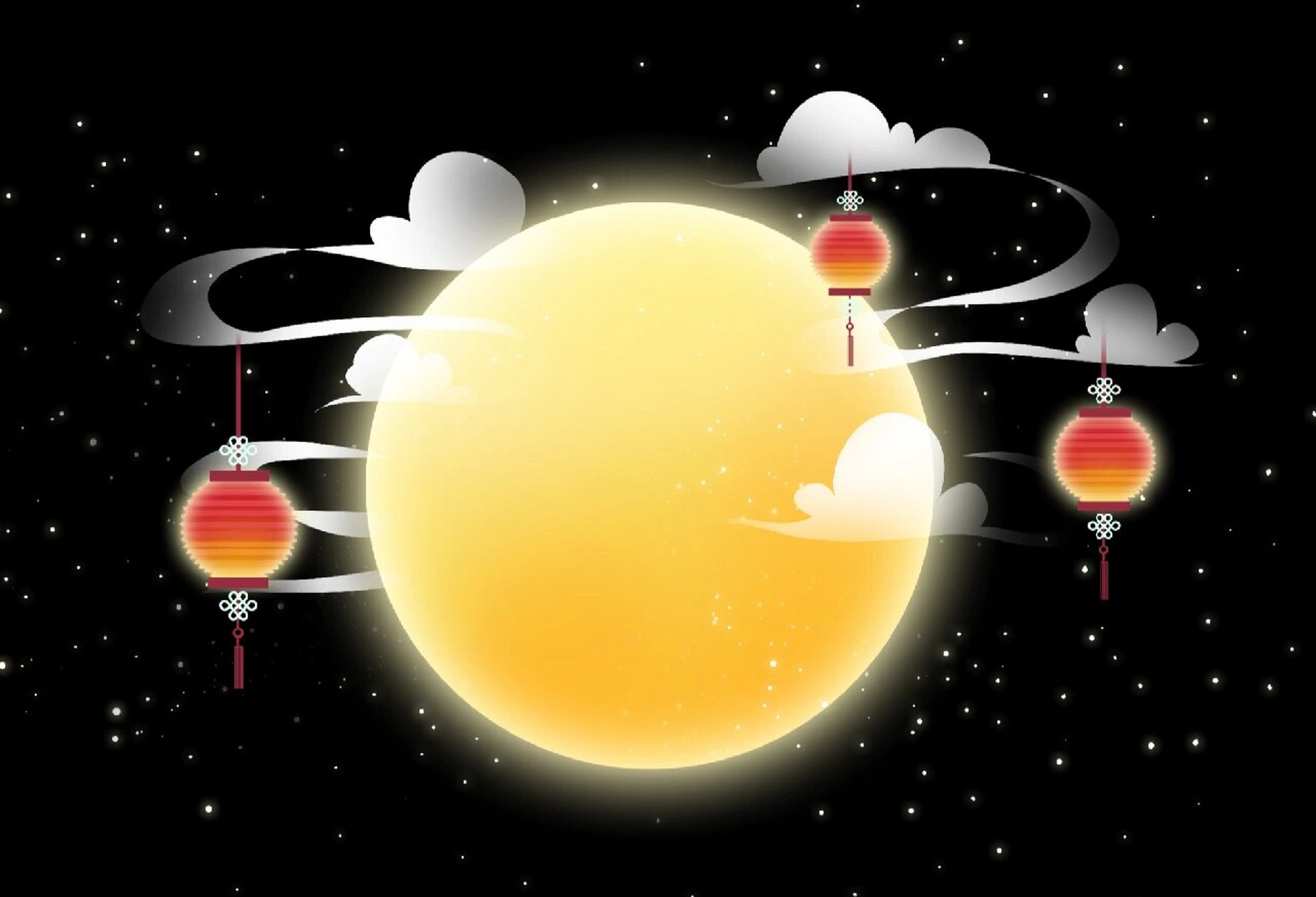 中秋节免抠素材||圆月79992822 月到中秋分外圆,每逢佳节倍思