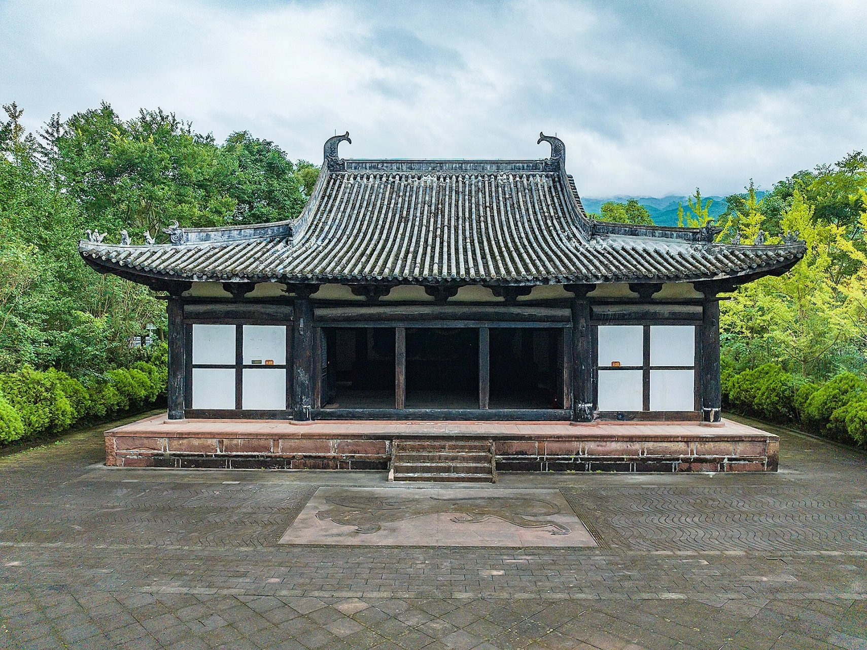 芦山青龙寺大殿(元代,划掉)明代木构 芦山青龙寺大殿,国保第六批