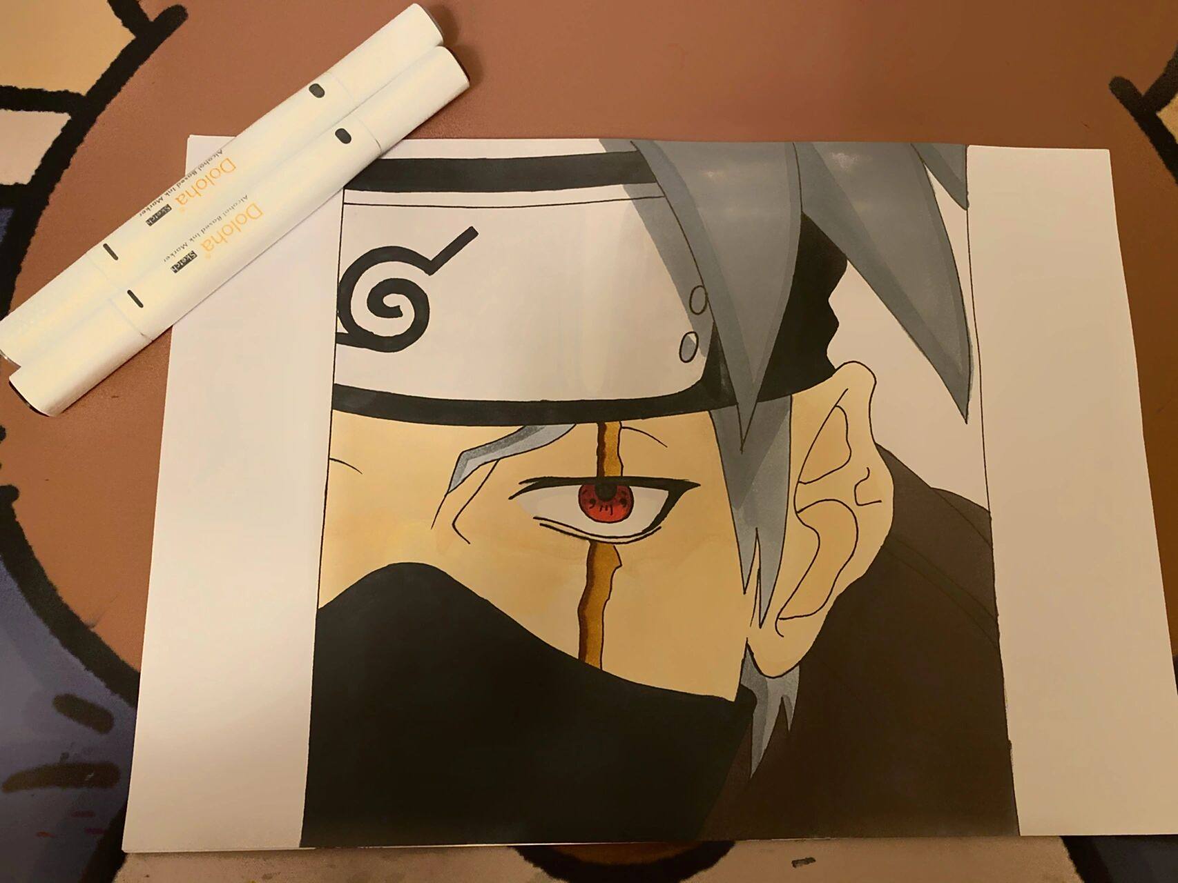 马克笔7815火影忍者7815简笔画7815针管笔 最近忙也备考