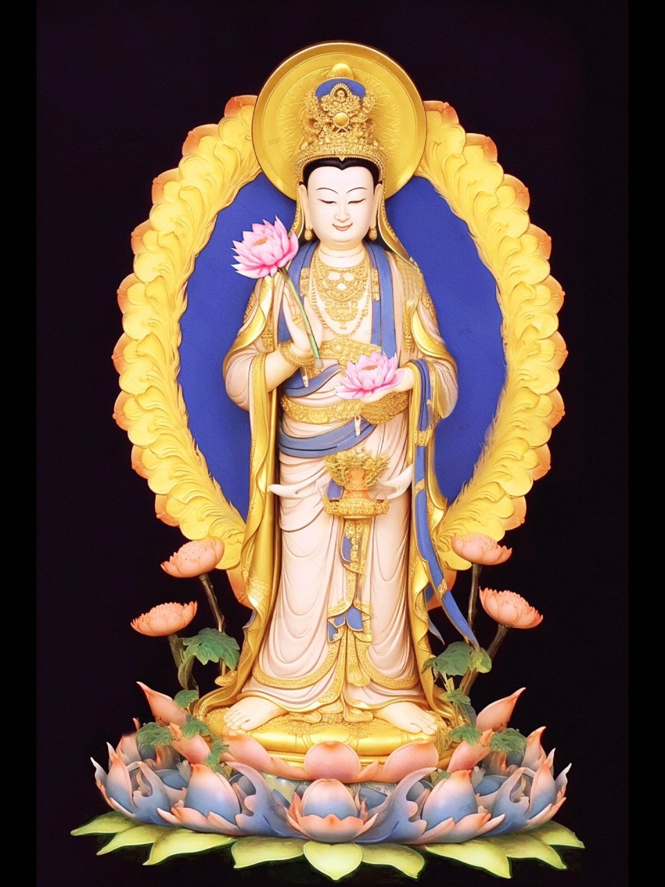 本命佛八大守护神系列 | 大势至菩萨  大势至菩萨是生肖为"马"的人本