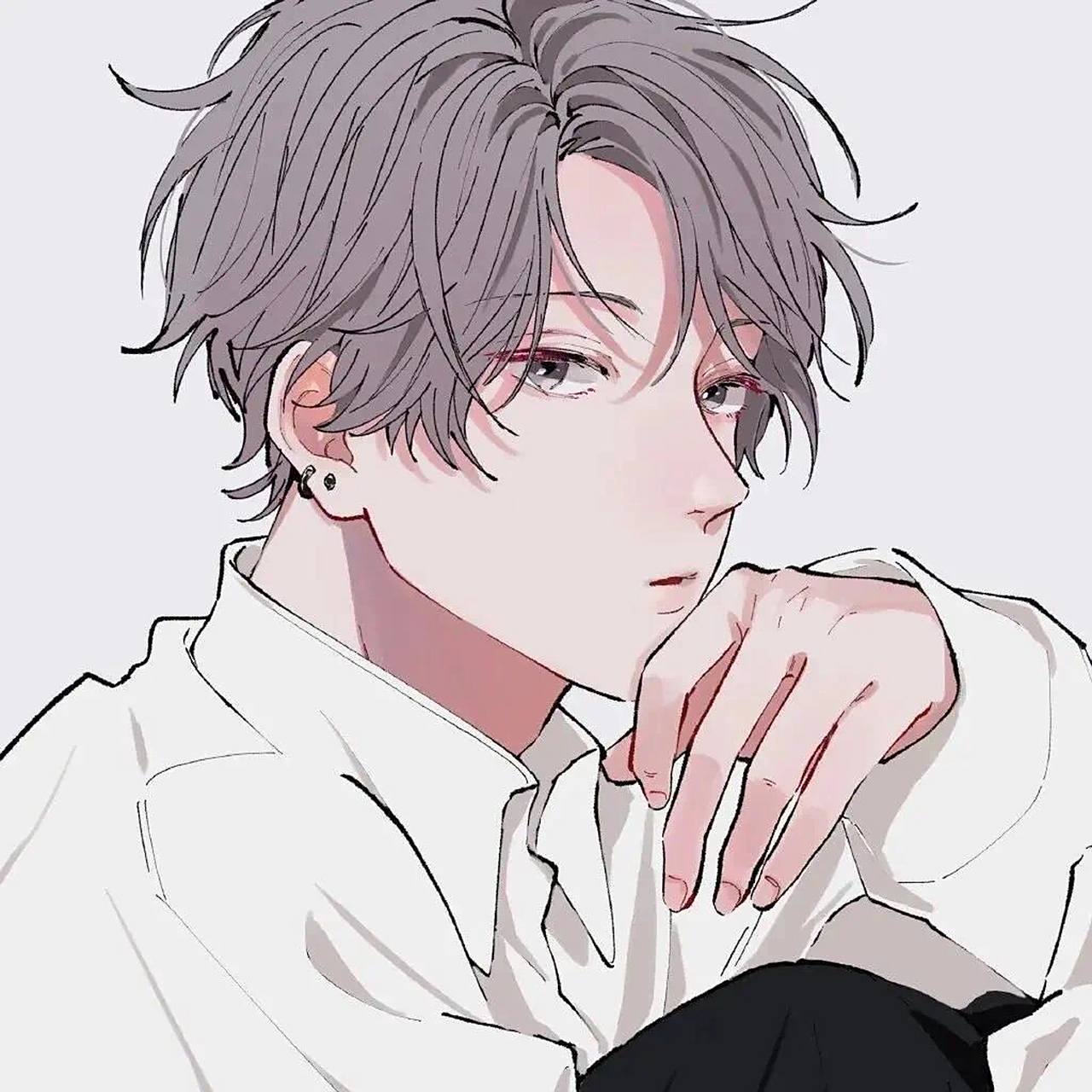 97男生文艺忧郁动漫头像