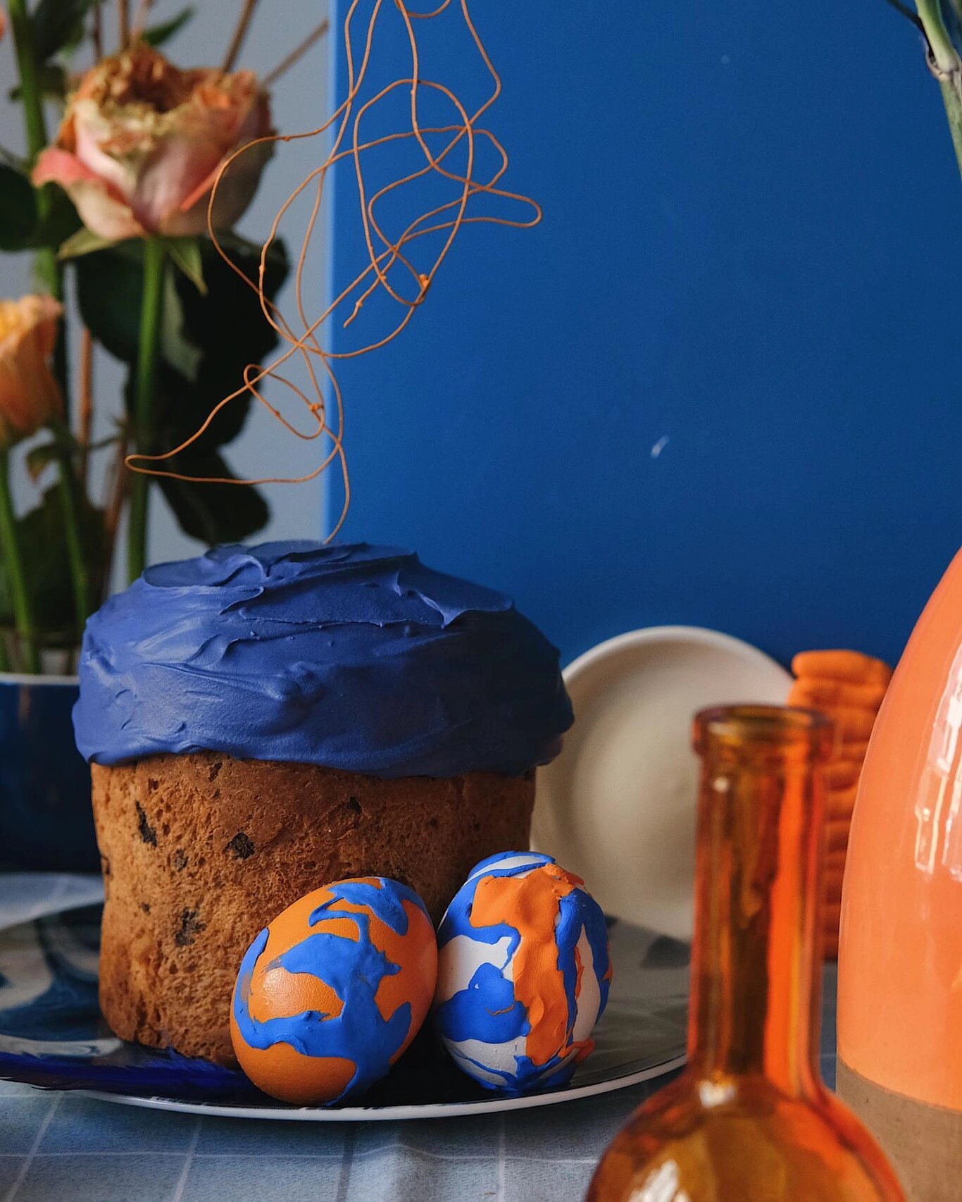 爱马仕橙09克莱因蓝97的奇妙碰撞 高级感