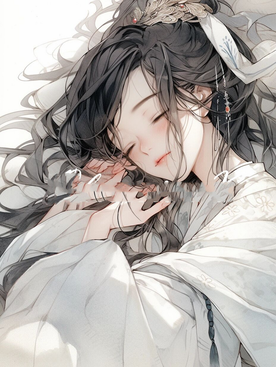 古风情侣头像壁纸 | 单人睡觉版