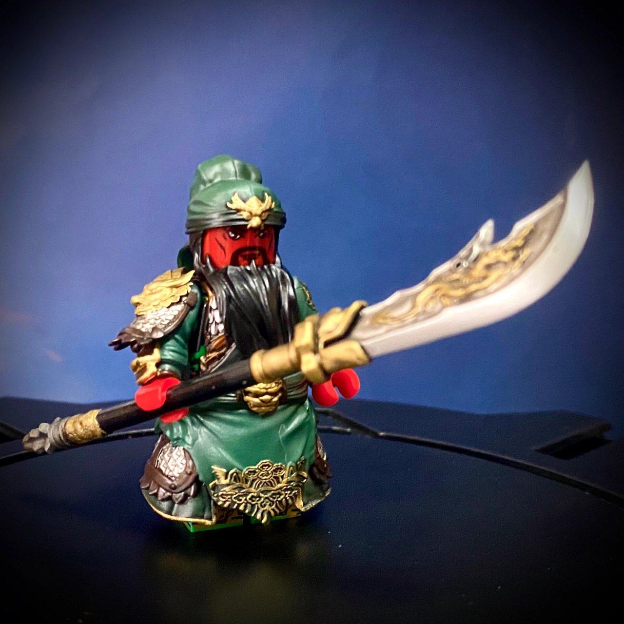 关云长 乐高人仔moc 三国篇 私人定制版(非大货版,涂装会有不同,请勿