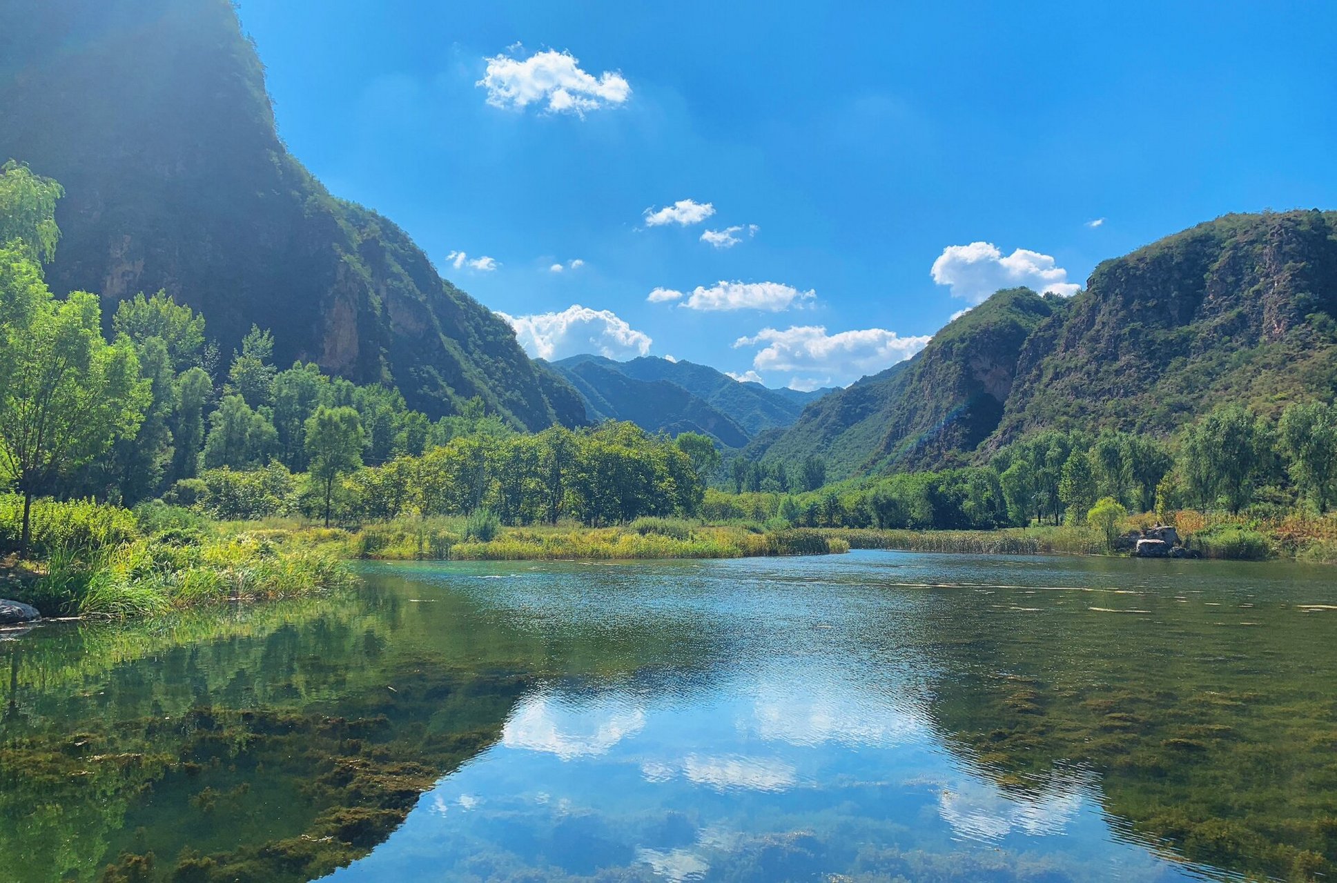 百里山水画廊 | 奶山湖 旅行中路过最美的一片风景 	 在延庆旅行中