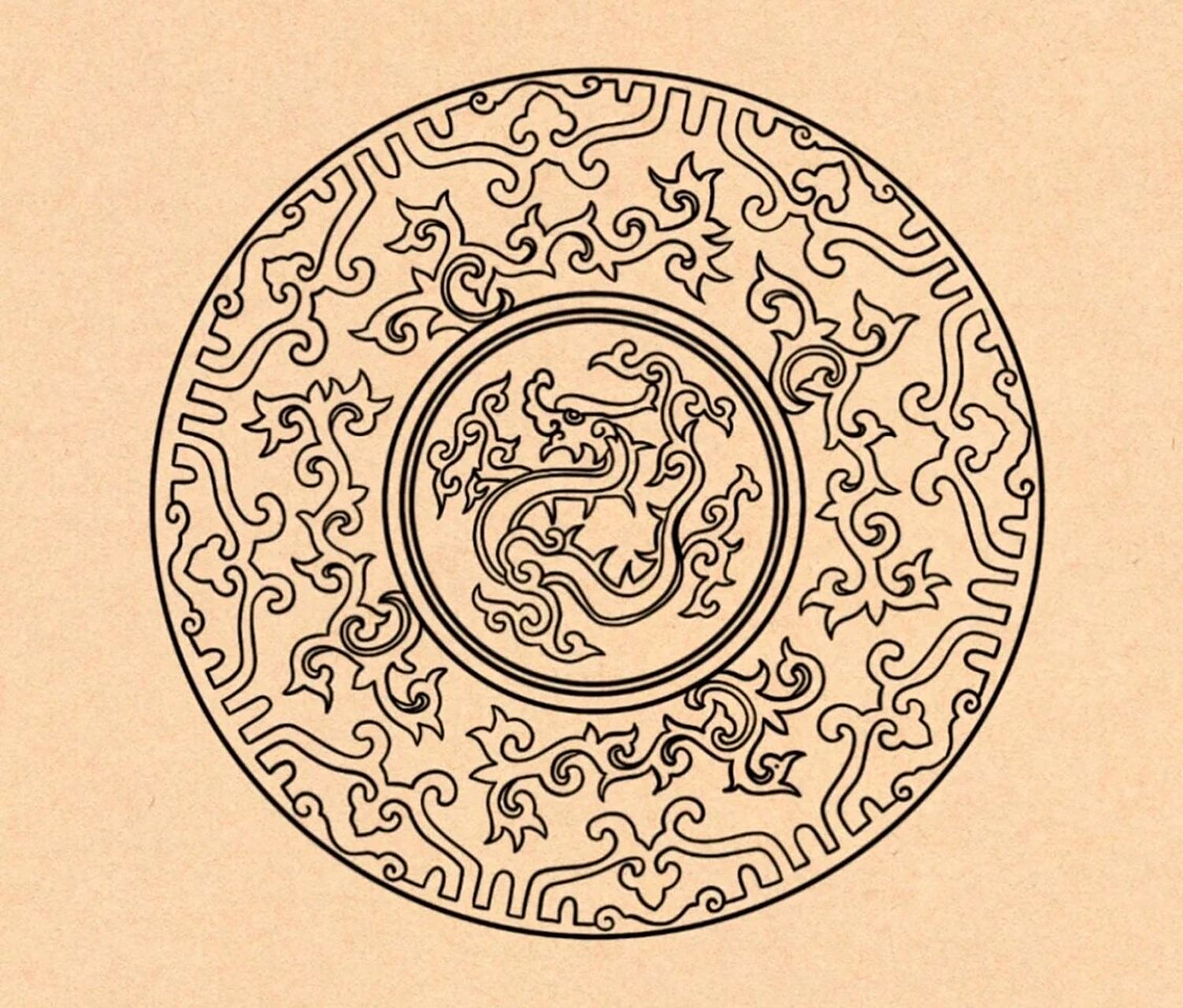 夔龙纹中国传统纹样图案临摹 《中国纹样全集-宋元明清卷》 仅限大家