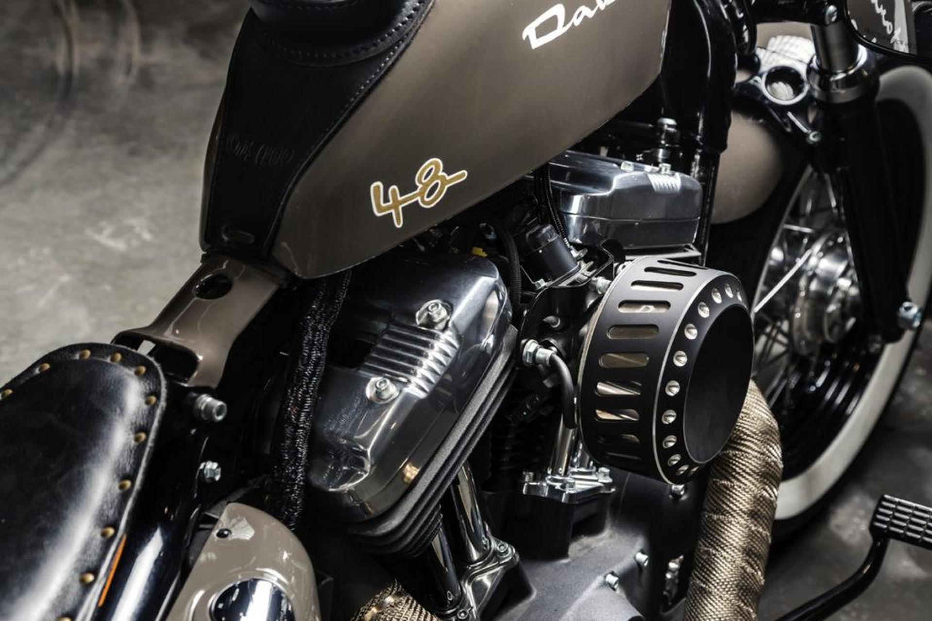 哈雷x48 宽胎改装案例4w案例参考